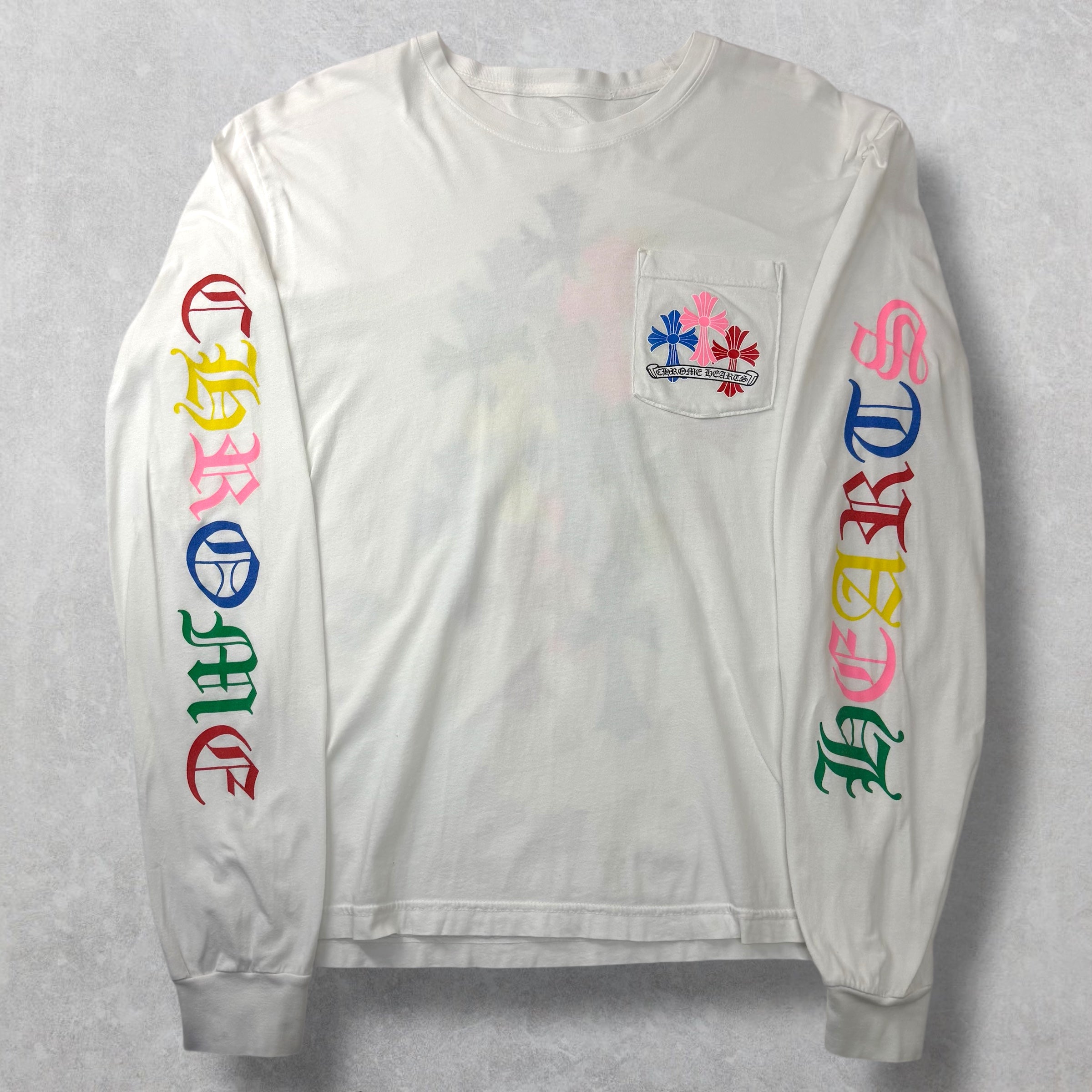 Chrome Hearts Multicolor Cross L/S Tee L