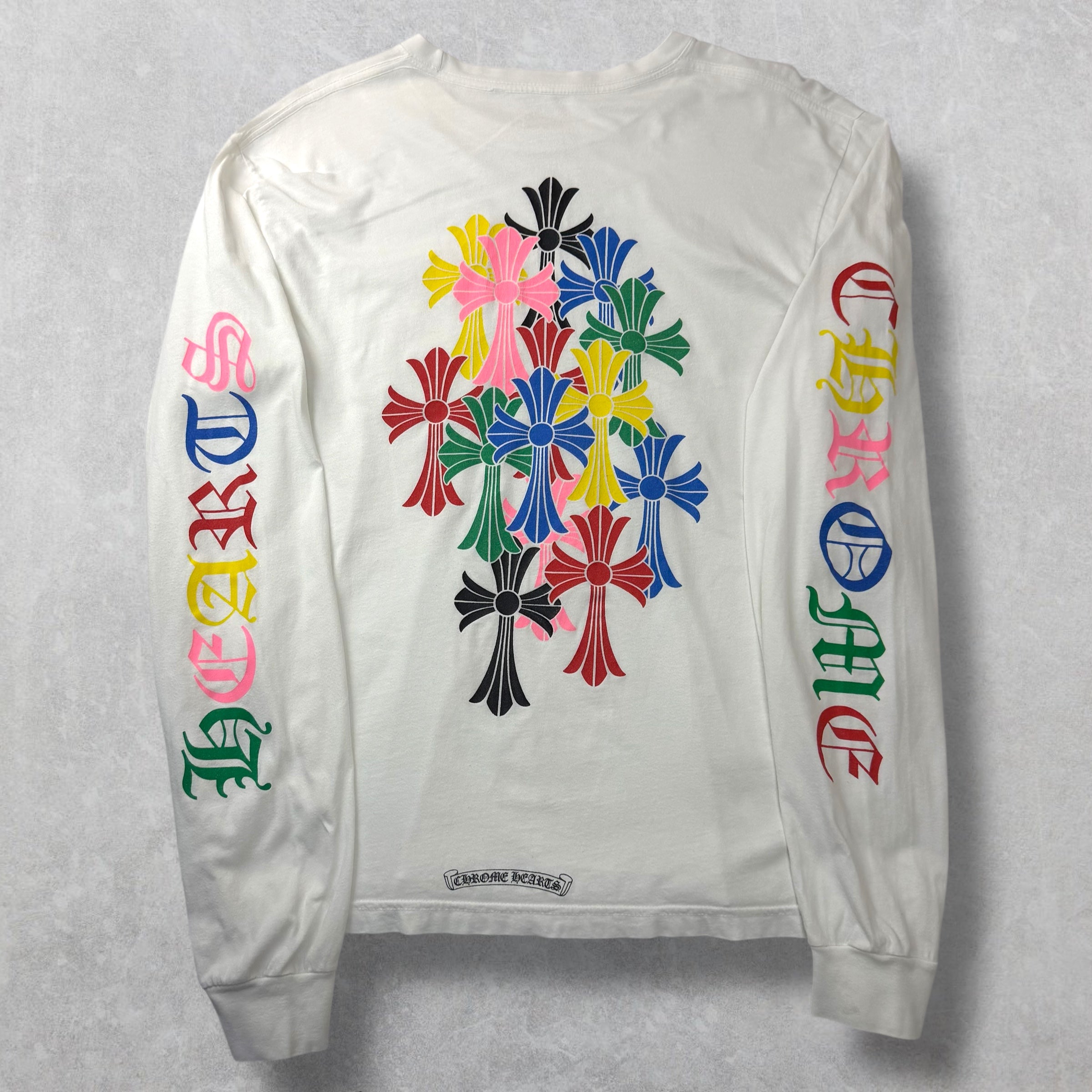 Chrome Hearts Multicolor Cross L/S Tee L