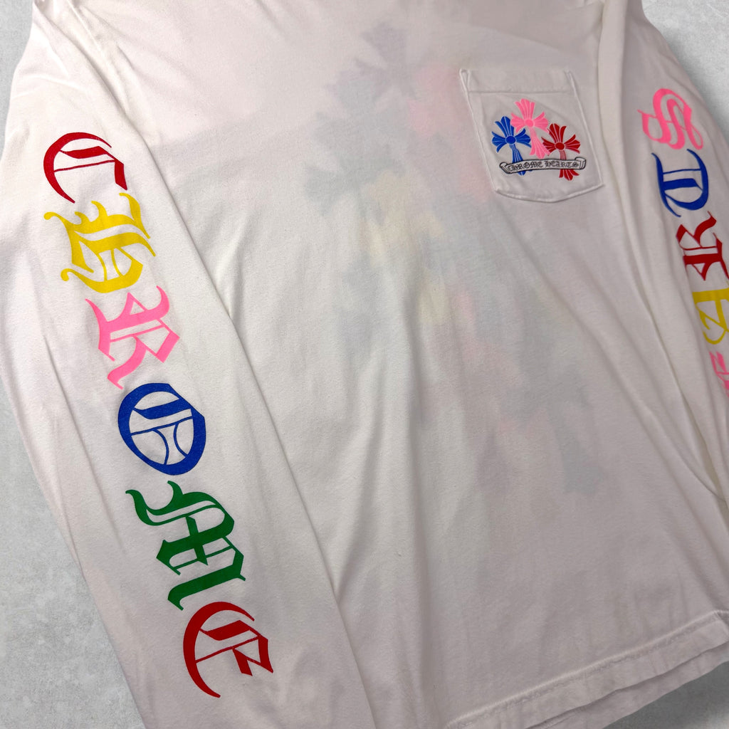 Chrome Hearts Multicolor Cross L/S Tee L