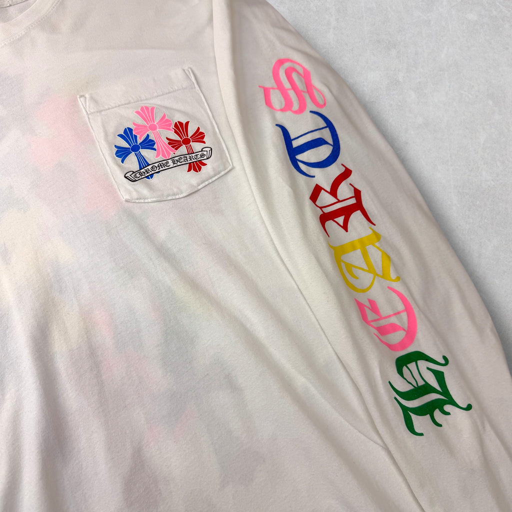 Chrome Hearts Multicolor Cross L/S Tee L