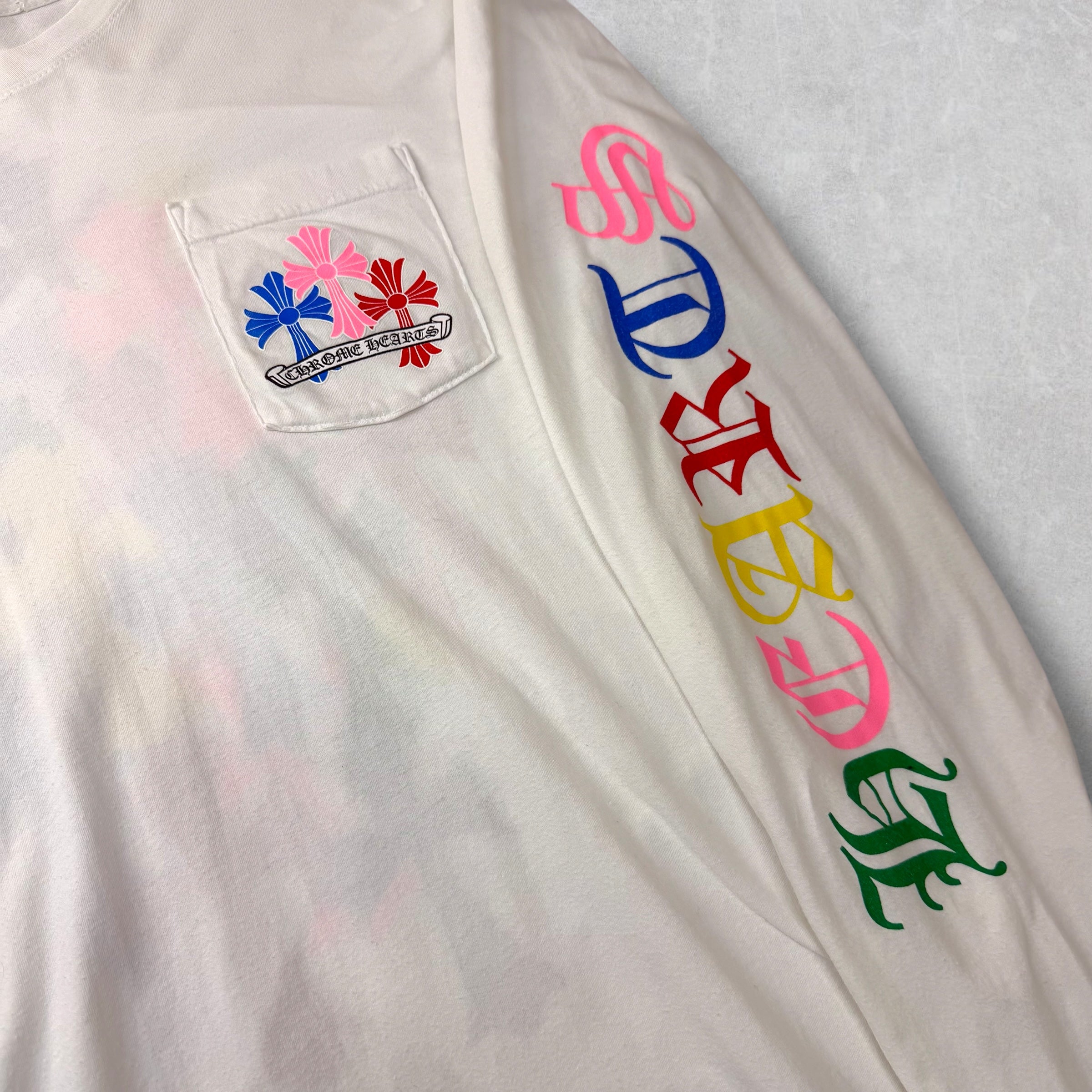 Chrome Hearts Multicolor Cross L/S Tee L
