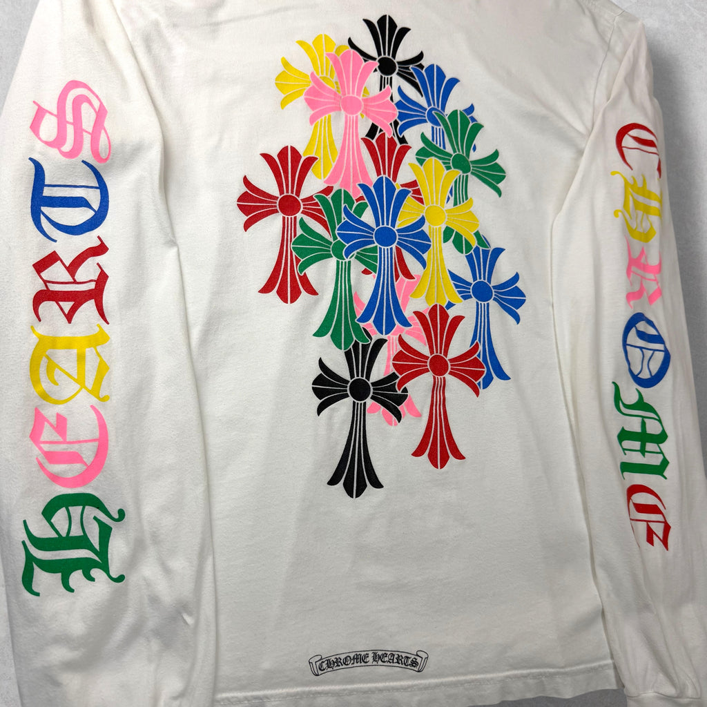 Chrome Hearts Multicolor Cross L/S Tee L