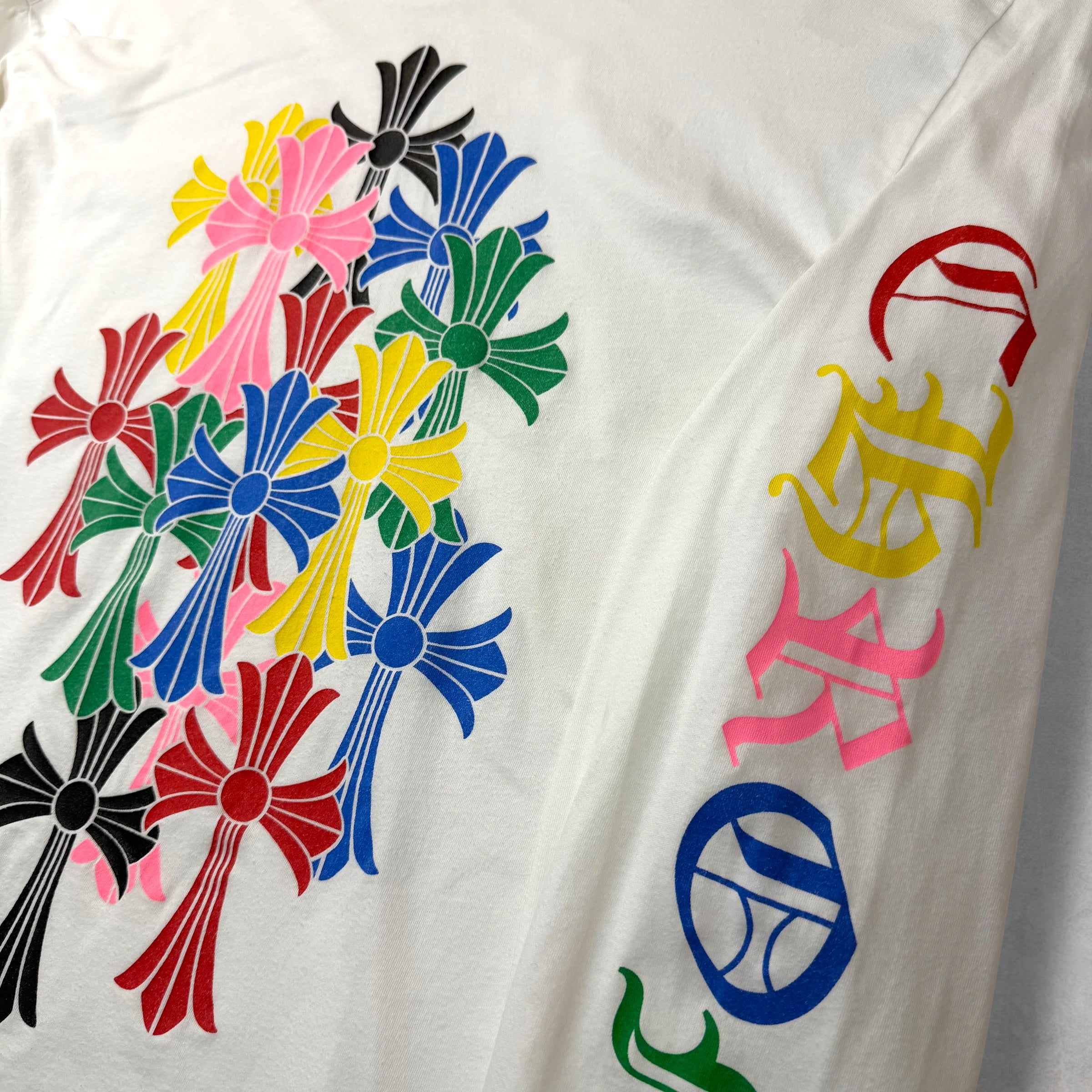 Chrome Hearts Multicolor Cross L/S Tee L