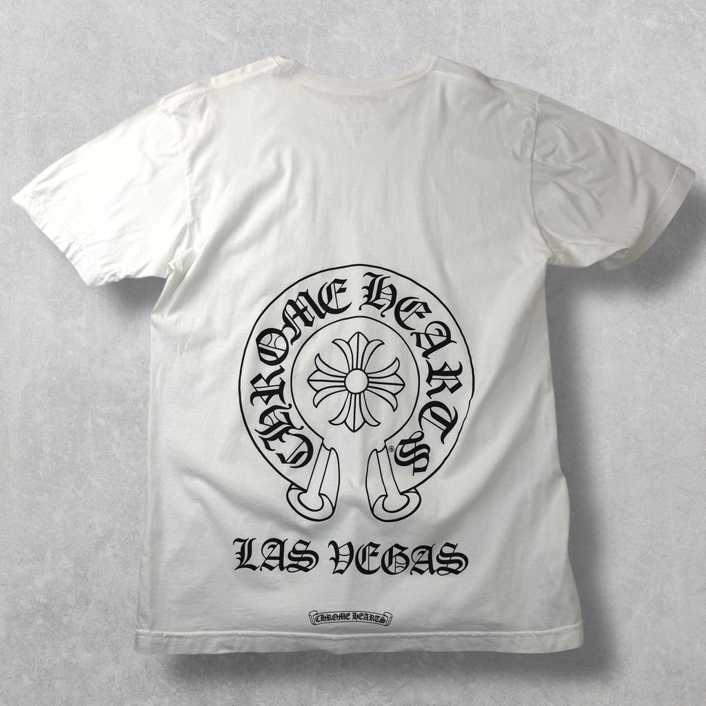 Chrome Hearts Las Vegas Exclusive Horseshoe Tee White L