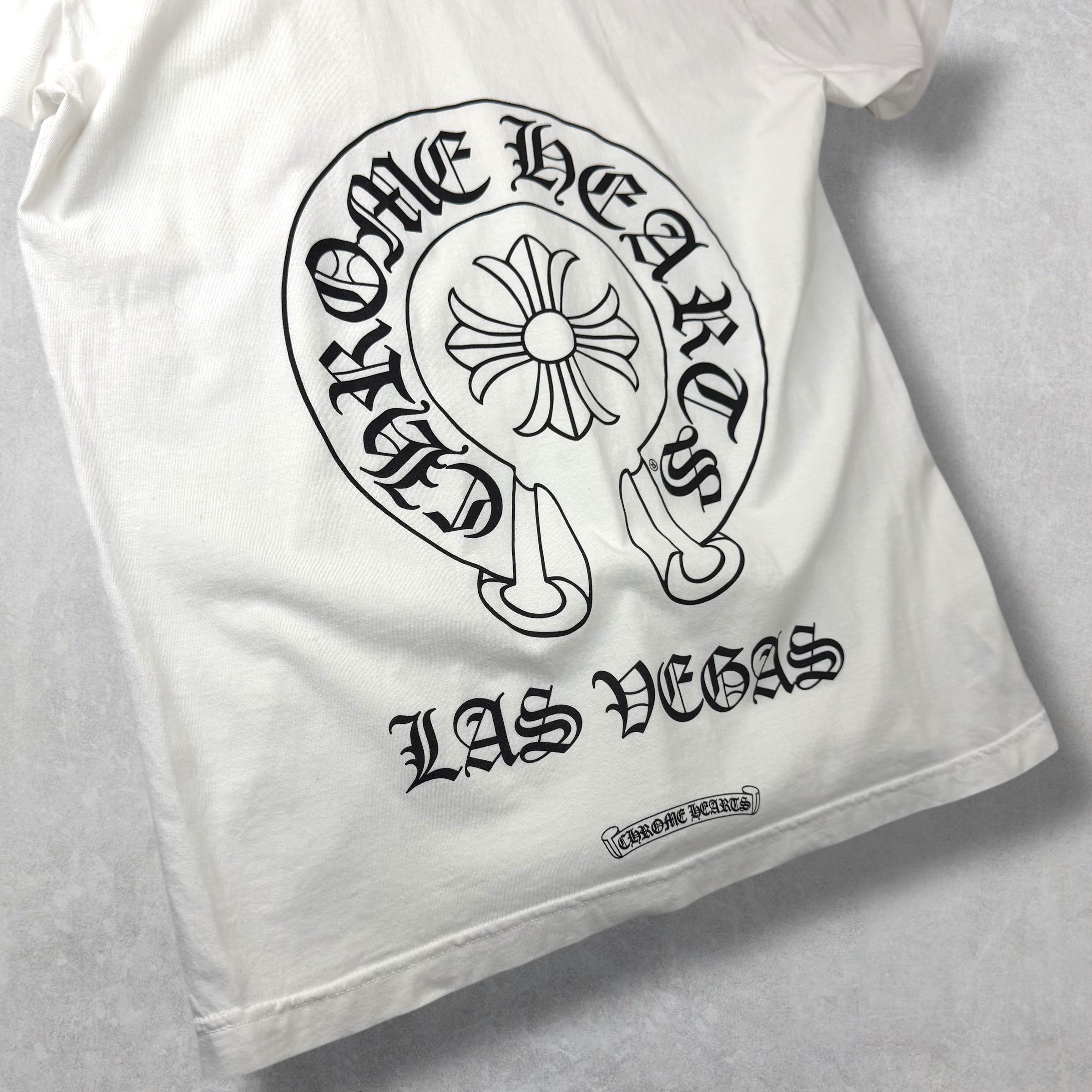 Chrome Hearts Las Vegas Exclusive Horseshoe Tee White L