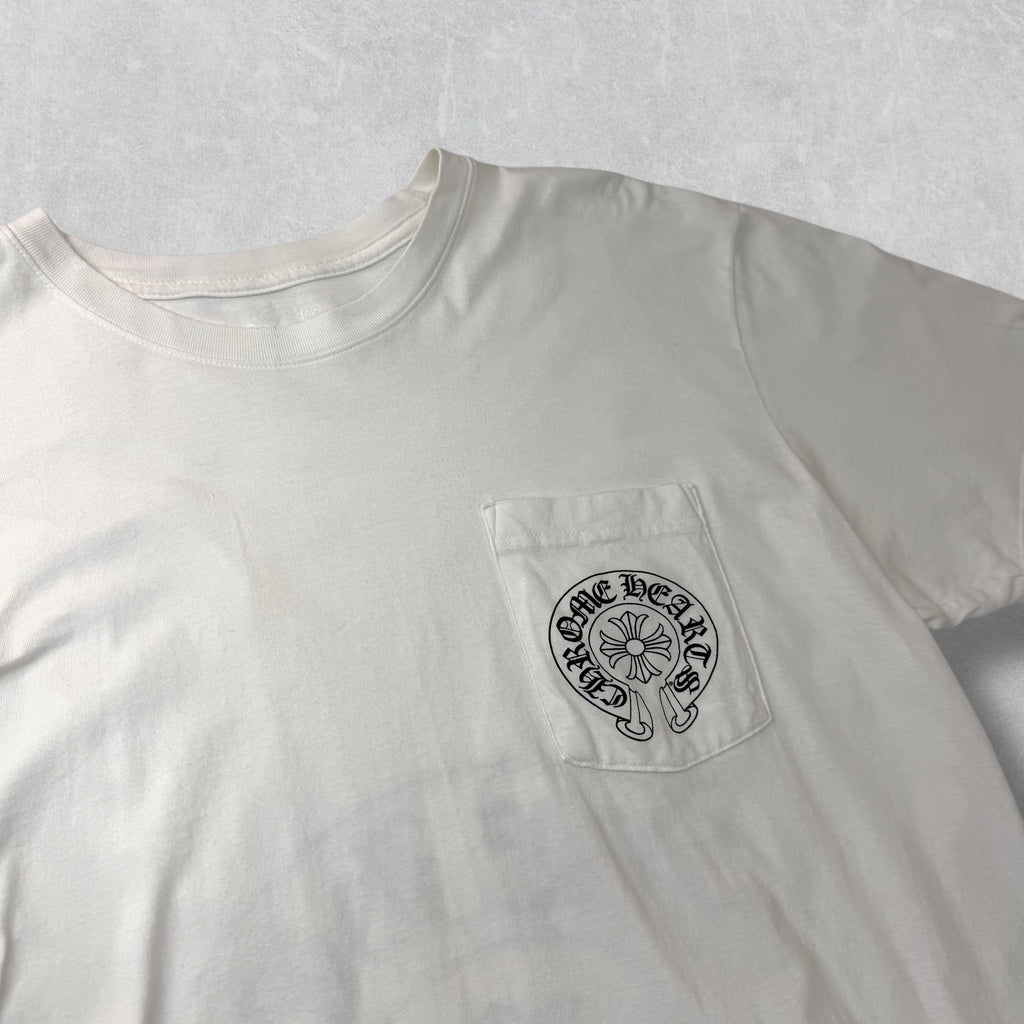 Chrome Hearts Las Vegas Exclusive Horseshoe Tee White L