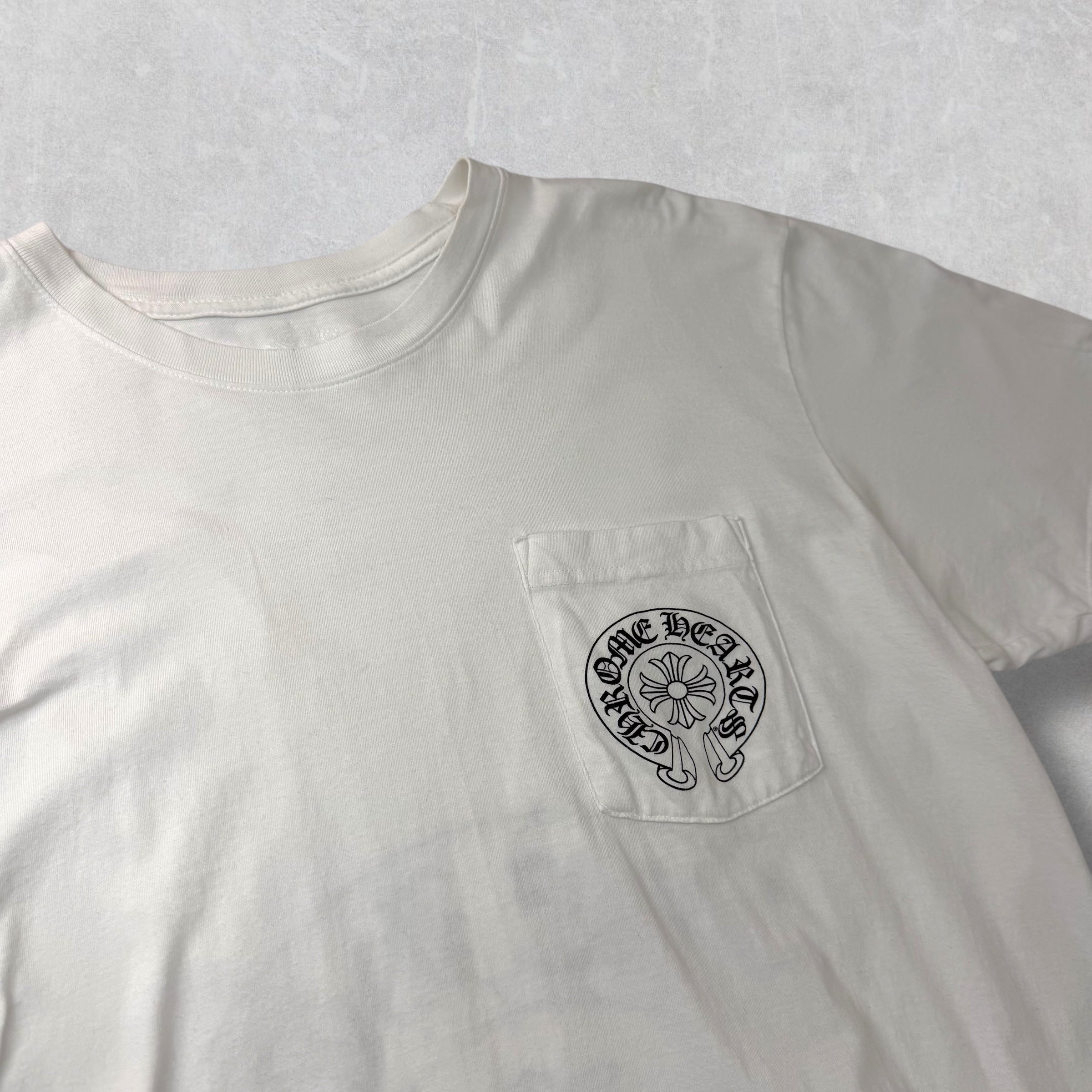 Chrome Hearts Las Vegas Exclusive Horseshoe Tee White L