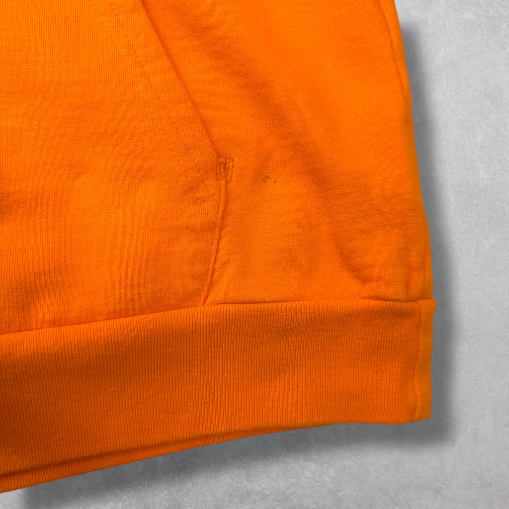 Chrome Hearts x Off-White Scroll Logo Hoodie Orange L