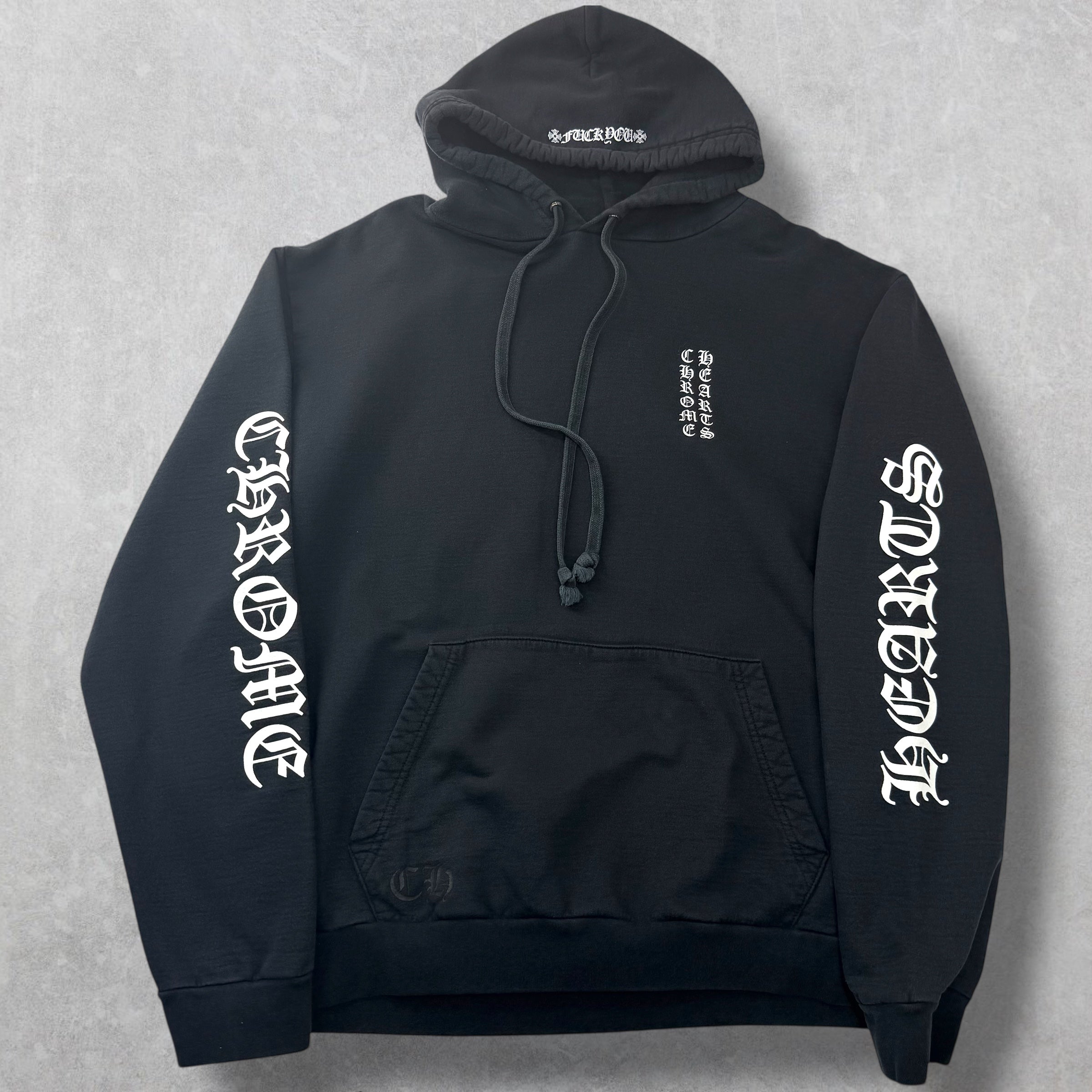 Chrome Hearts Vertical Logo F U Hoodie XL