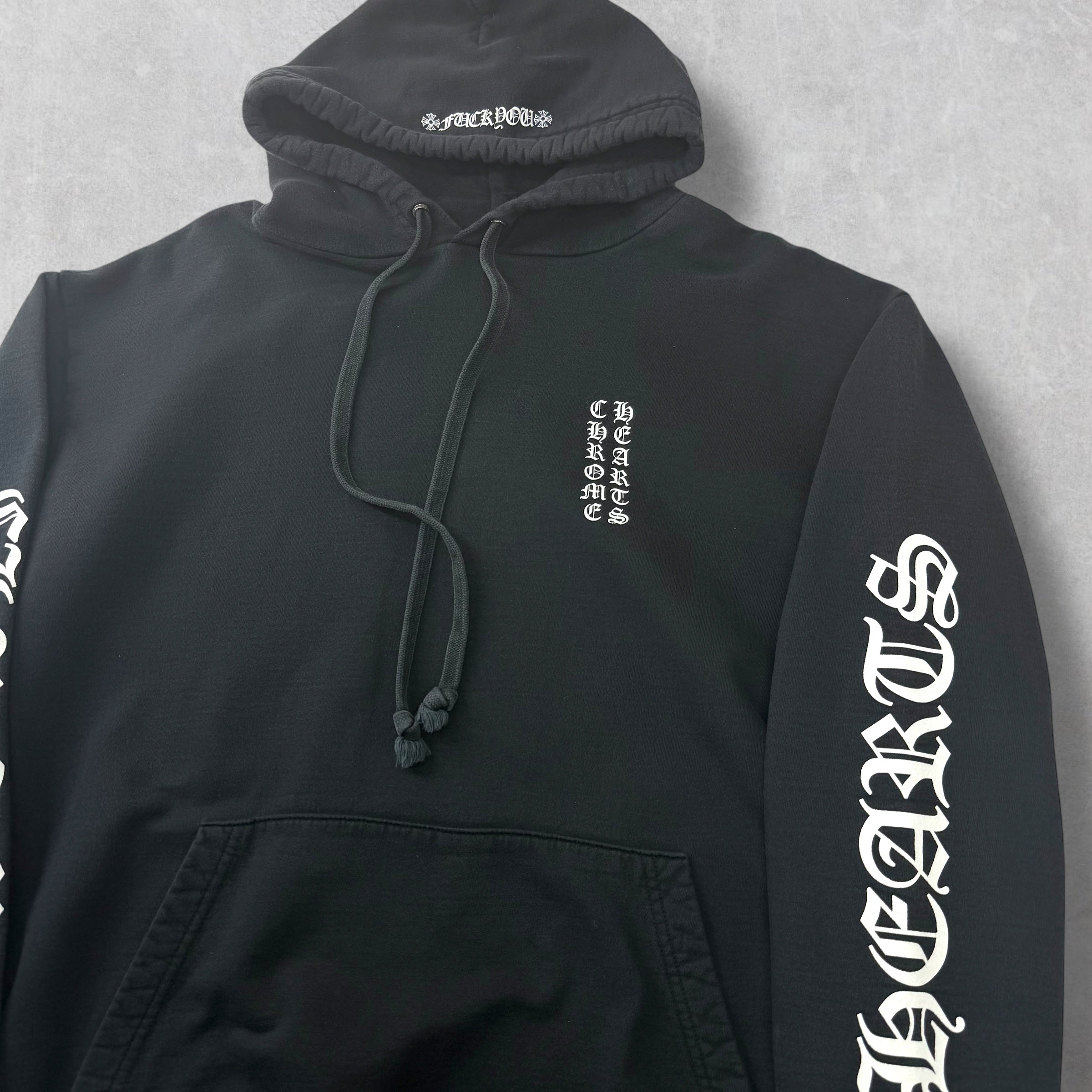 Chrome Hearts Vertical Logo F U Hoodie XL