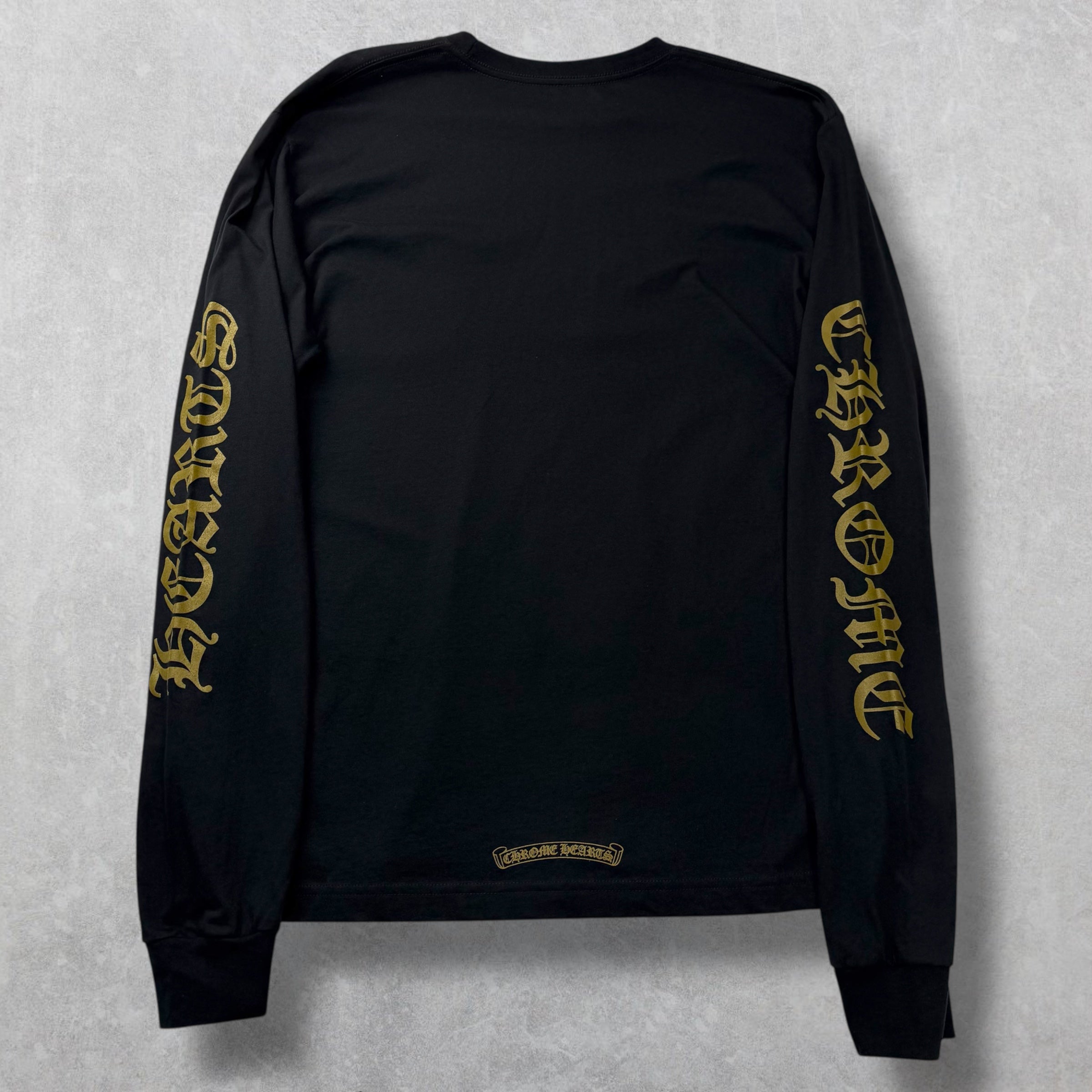 Chrome Hearts Olive Neck Logo L/S XL