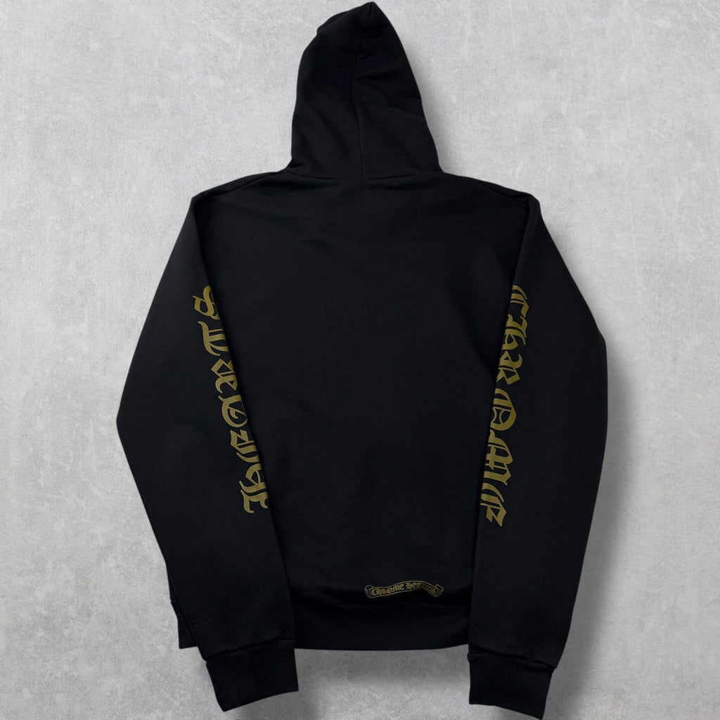 Chrome Hearts Olive Vertical Logo Zip Up M