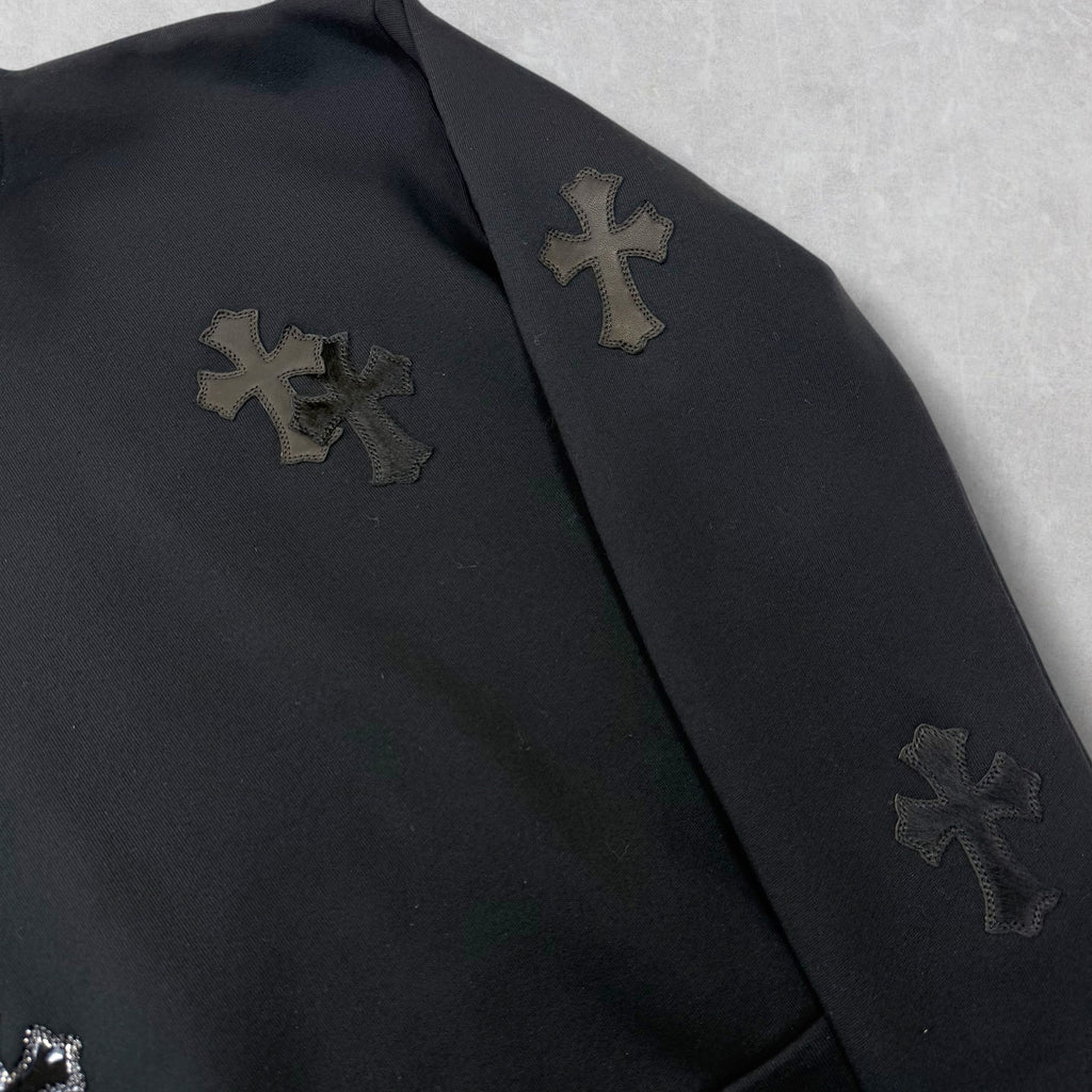 Chrome Hearts Pony-hair Multicross Patch Crewneck S