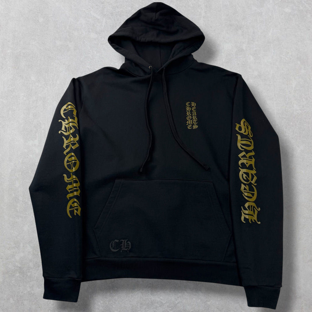 Chrome Hearts Olive Vertical Logo Hoodie M