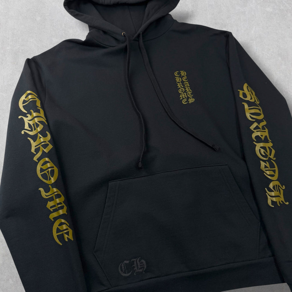 Chrome Hearts Olive Vertical Logo Hoodie M
