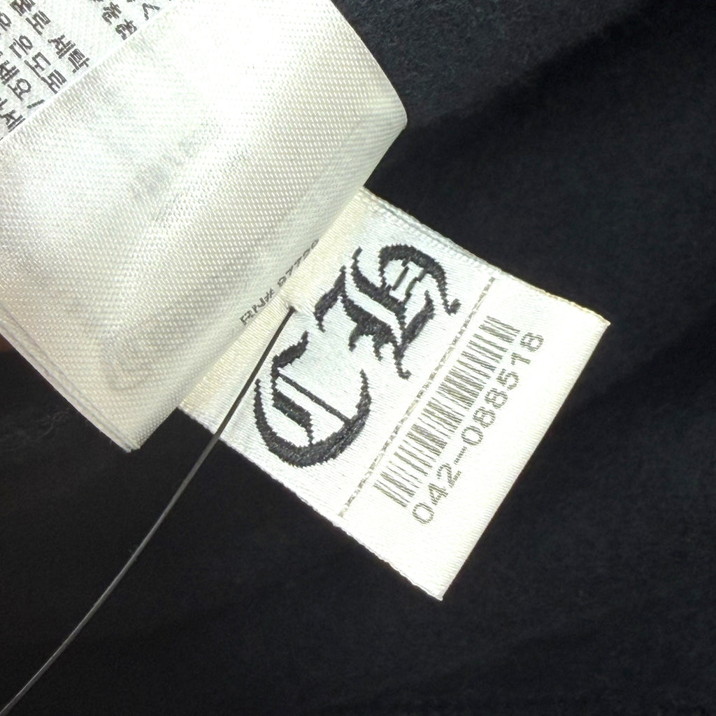 Chrome Hearts Olive Vertical Logo Hoodie M