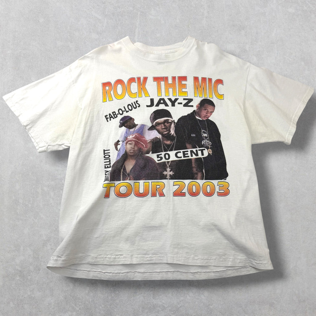 Vintage 2003 Rock the Mic Tour Jay-Z / 50 Cent XL