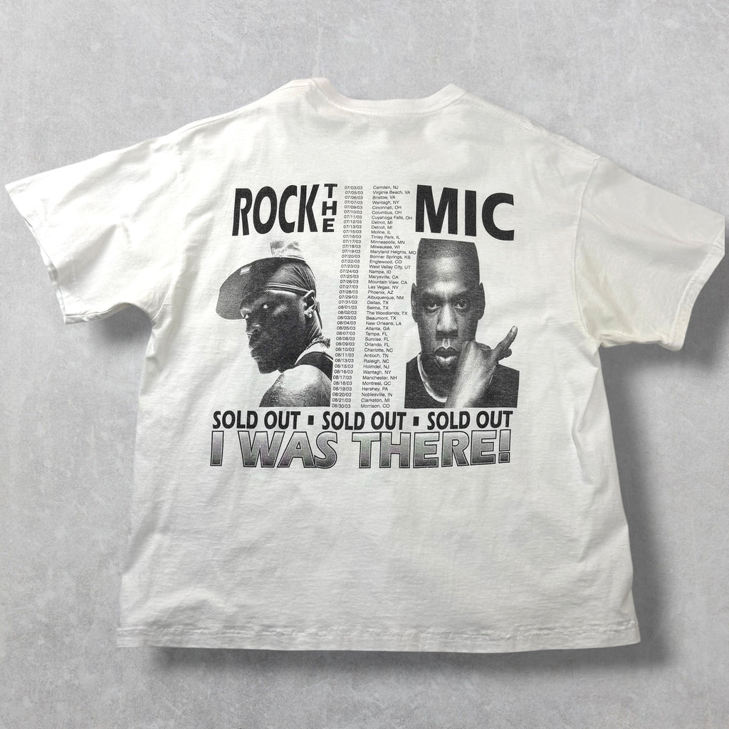 Vintage 2003 Rock the Mic Tour Jay-Z / 50 Cent XL