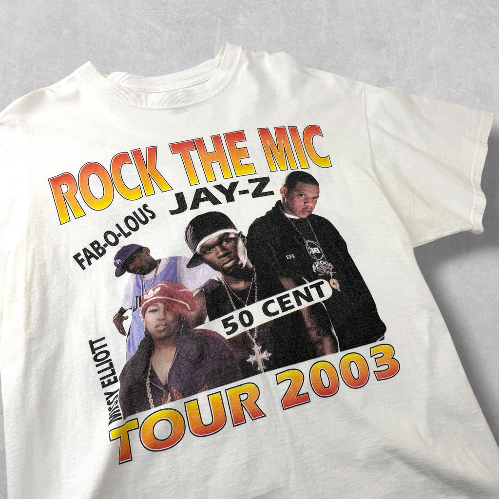 Vintage 2003 Rock the Mic Tour Jay-Z / 50 Cent XL