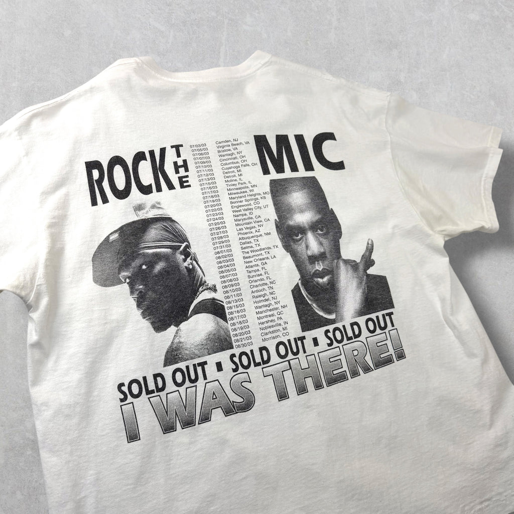 Vintage 2003 Rock the Mic Tour Jay-Z / 50 Cent XL