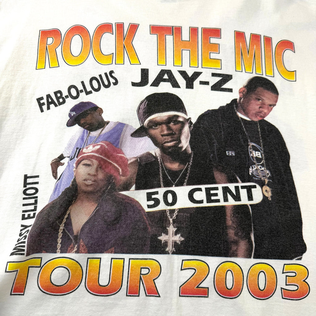 Vintage 2003 Rock the Mic Tour Jay-Z / 50 Cent XL