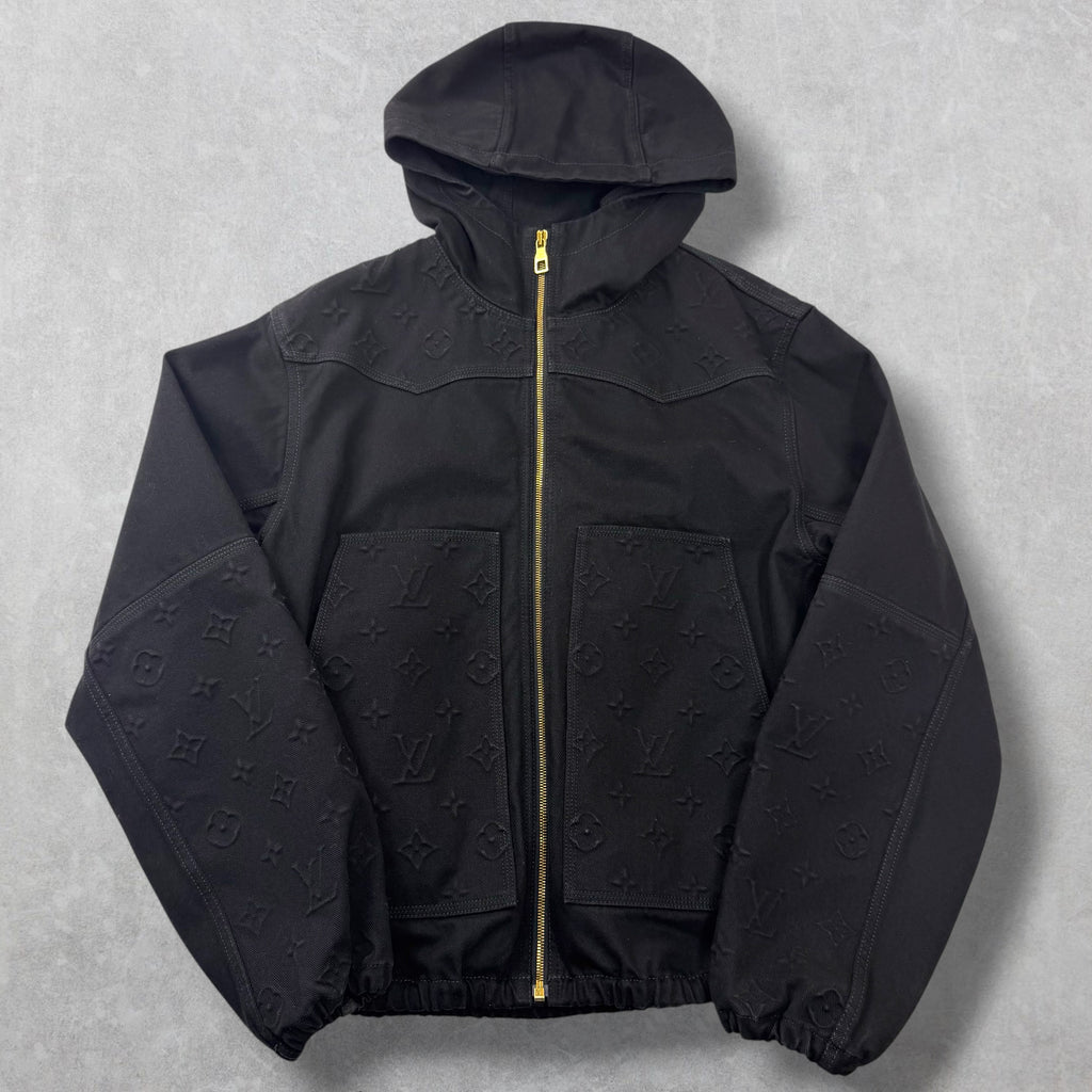 Louis Vuitton Monogram Hooded Work Jacket 46 (S)