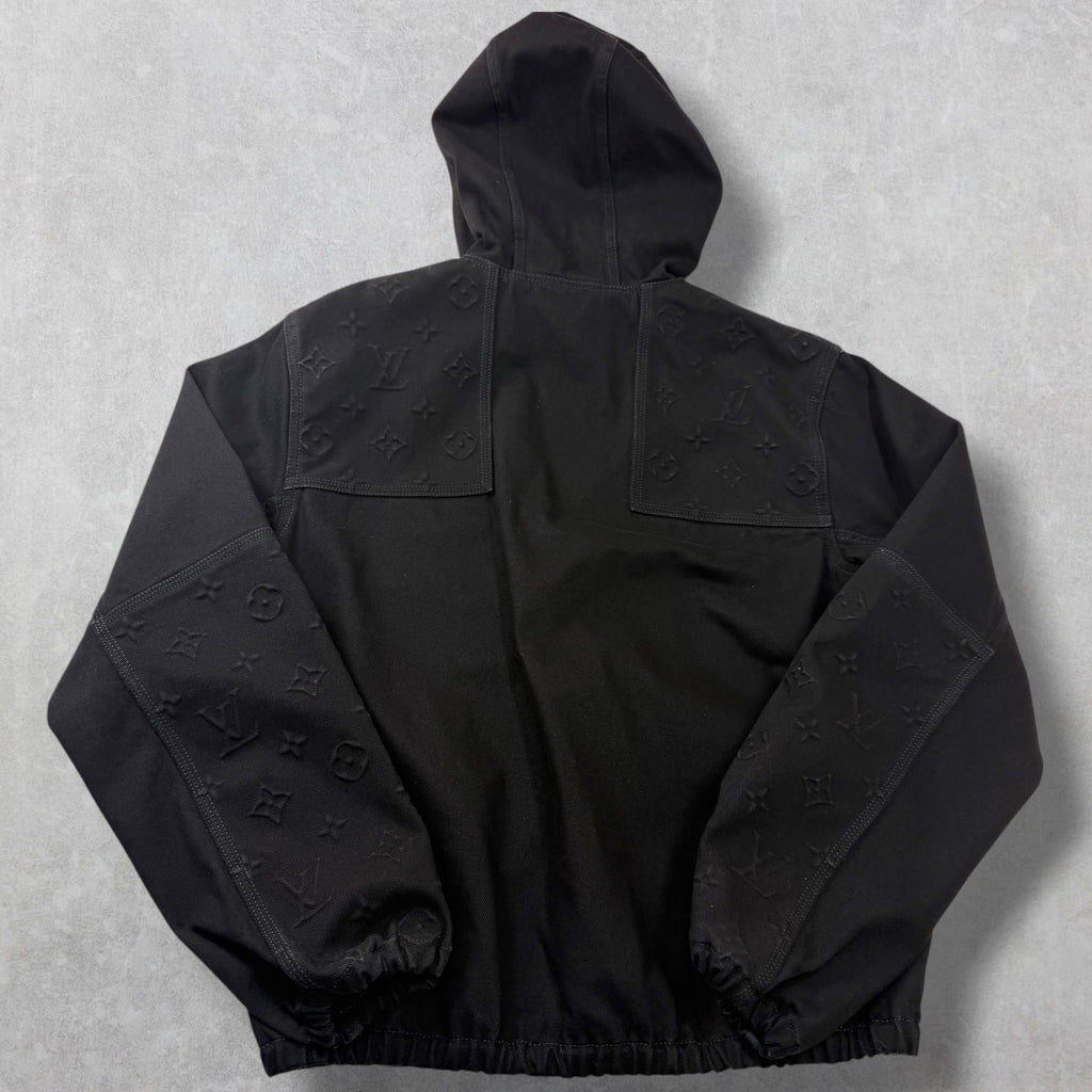 Louis Vuitton Monogram Hooded Work Jacket 46 (S)