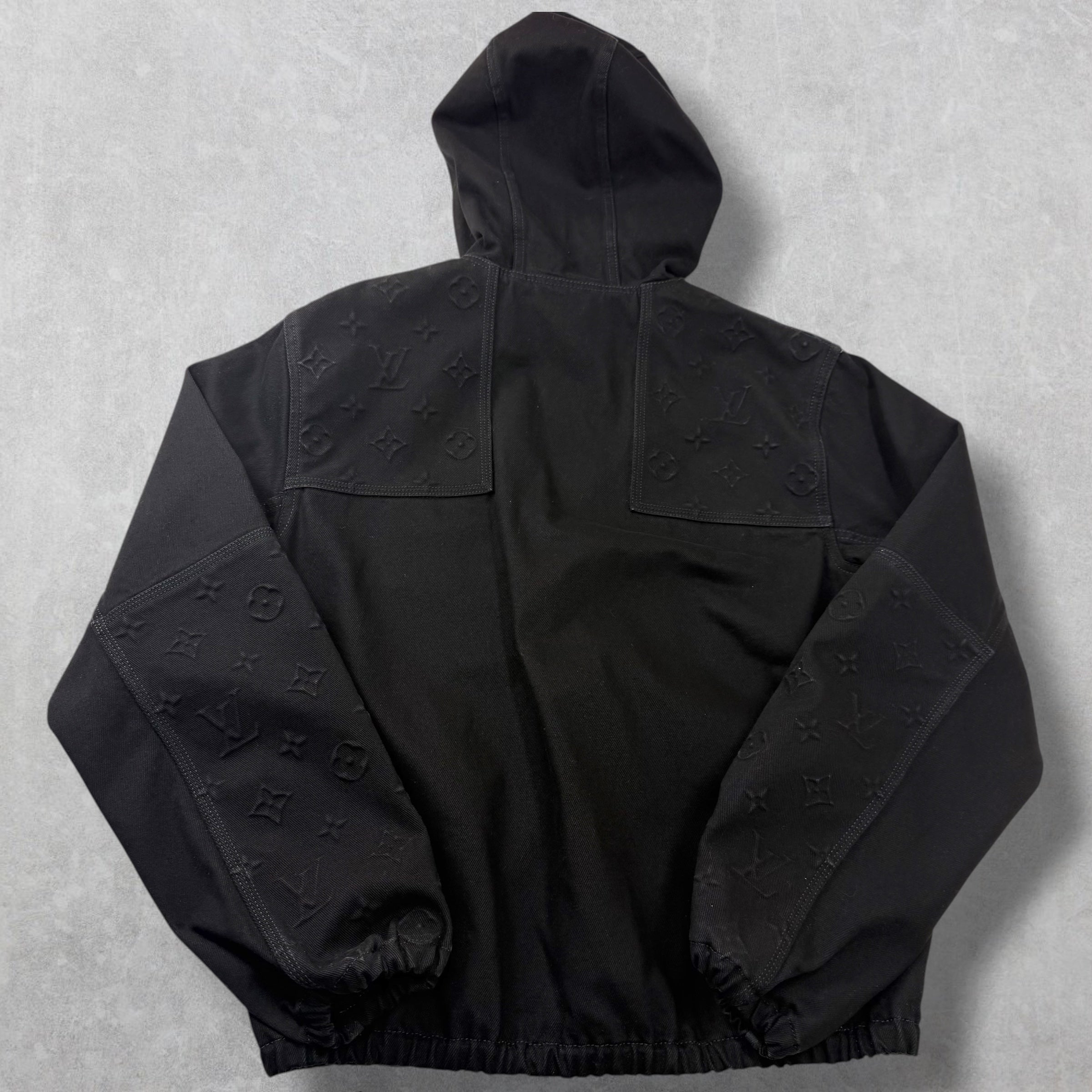 Louis Vuitton Monogram Hooded Work Jacket 46 (S)