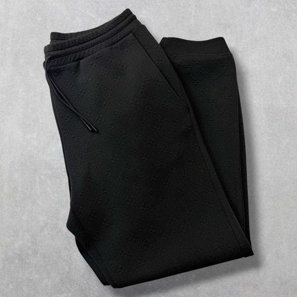 Louis Vuitton Monogram Black Track Pants XL