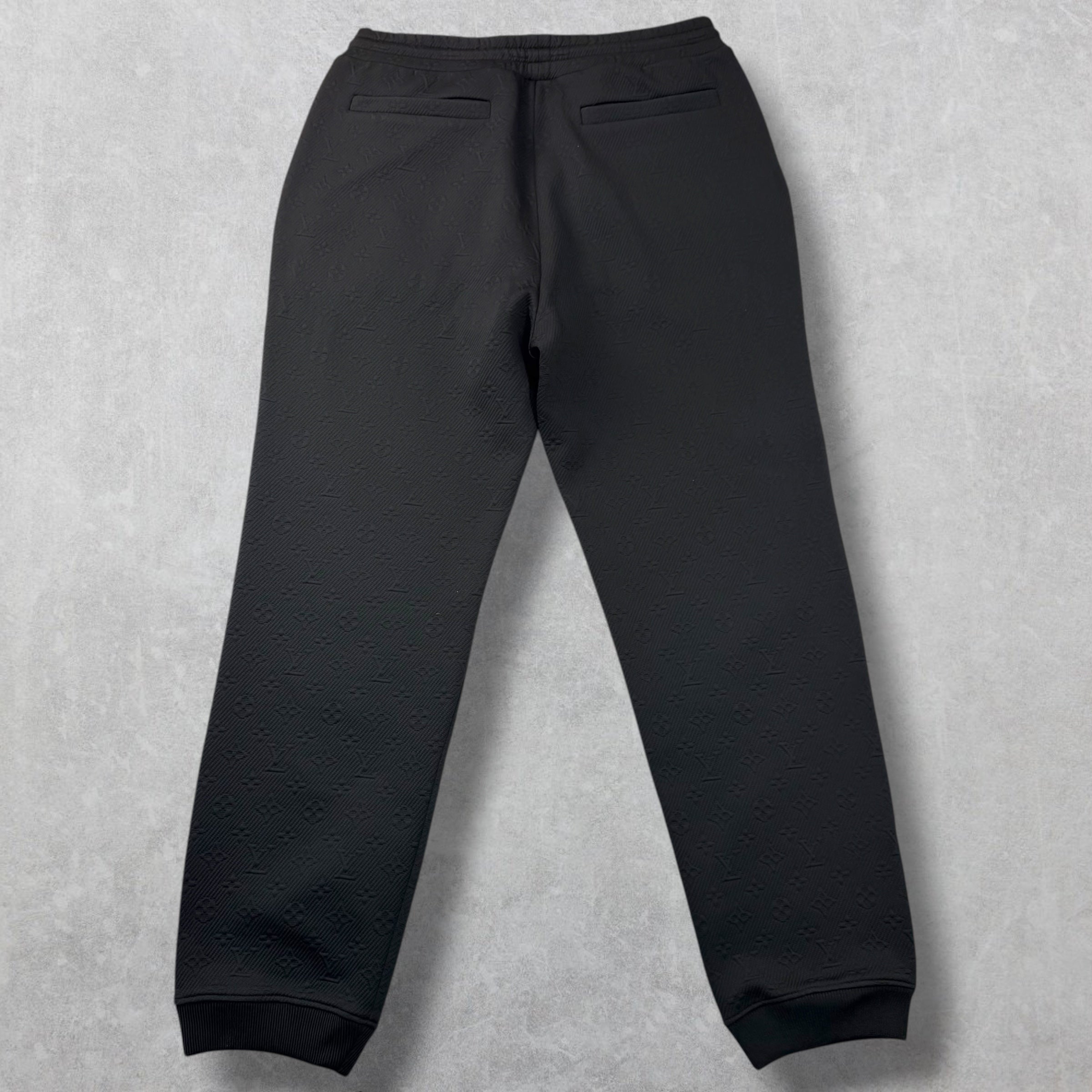 Louis Vuitton Monogram Black Track Pants XL