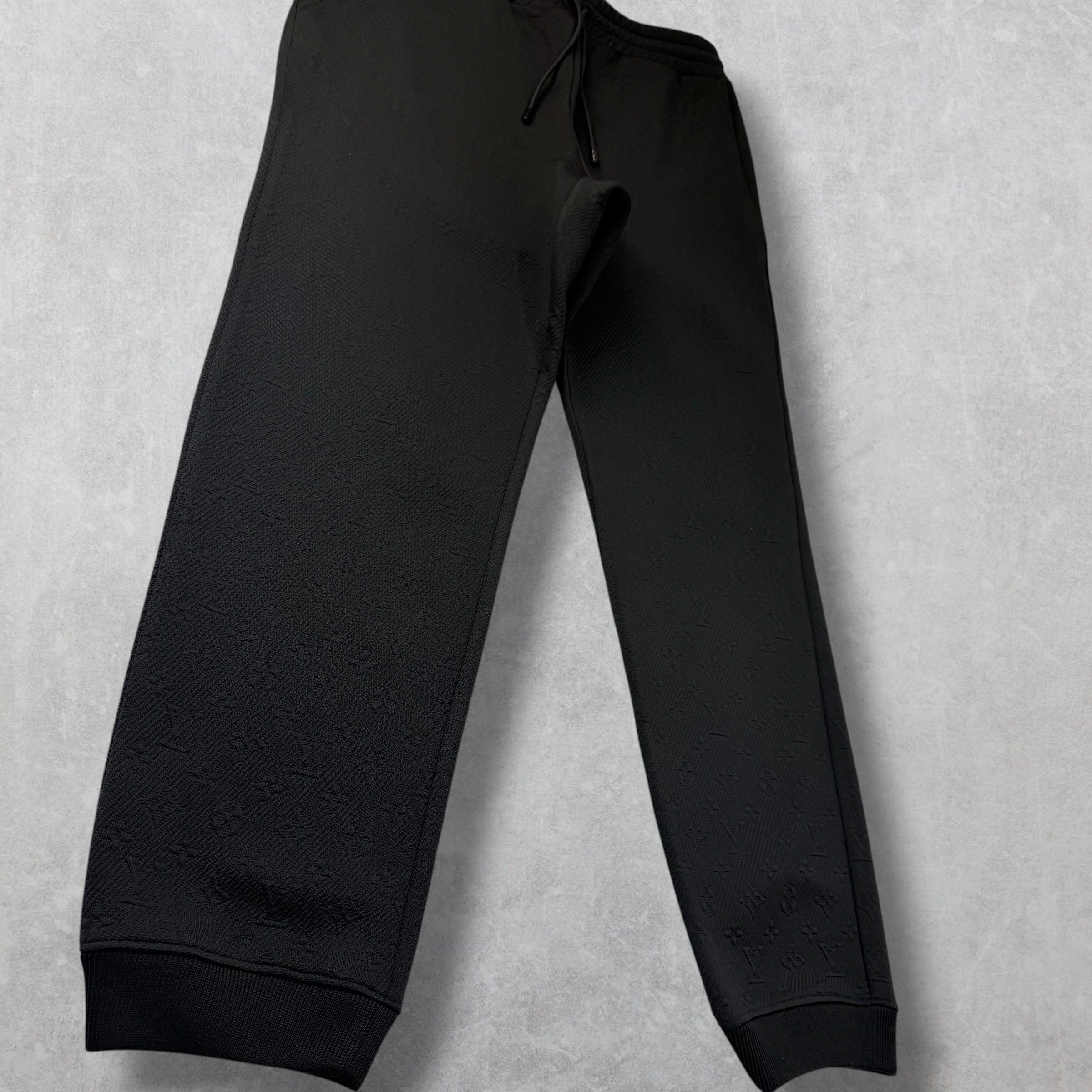Louis Vuitton Monogram Black Track Pants XL