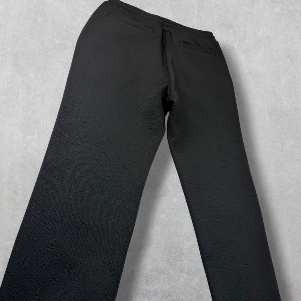 Louis Vuitton Monogram Black Track Pants XL