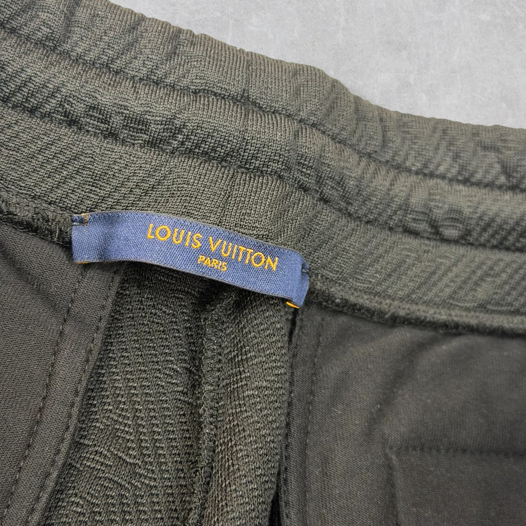 Louis Vuitton Monogram Black Track Pants XL