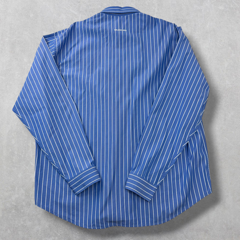 Balenciaga Hotline Number Striped Shirt 37 (XL)