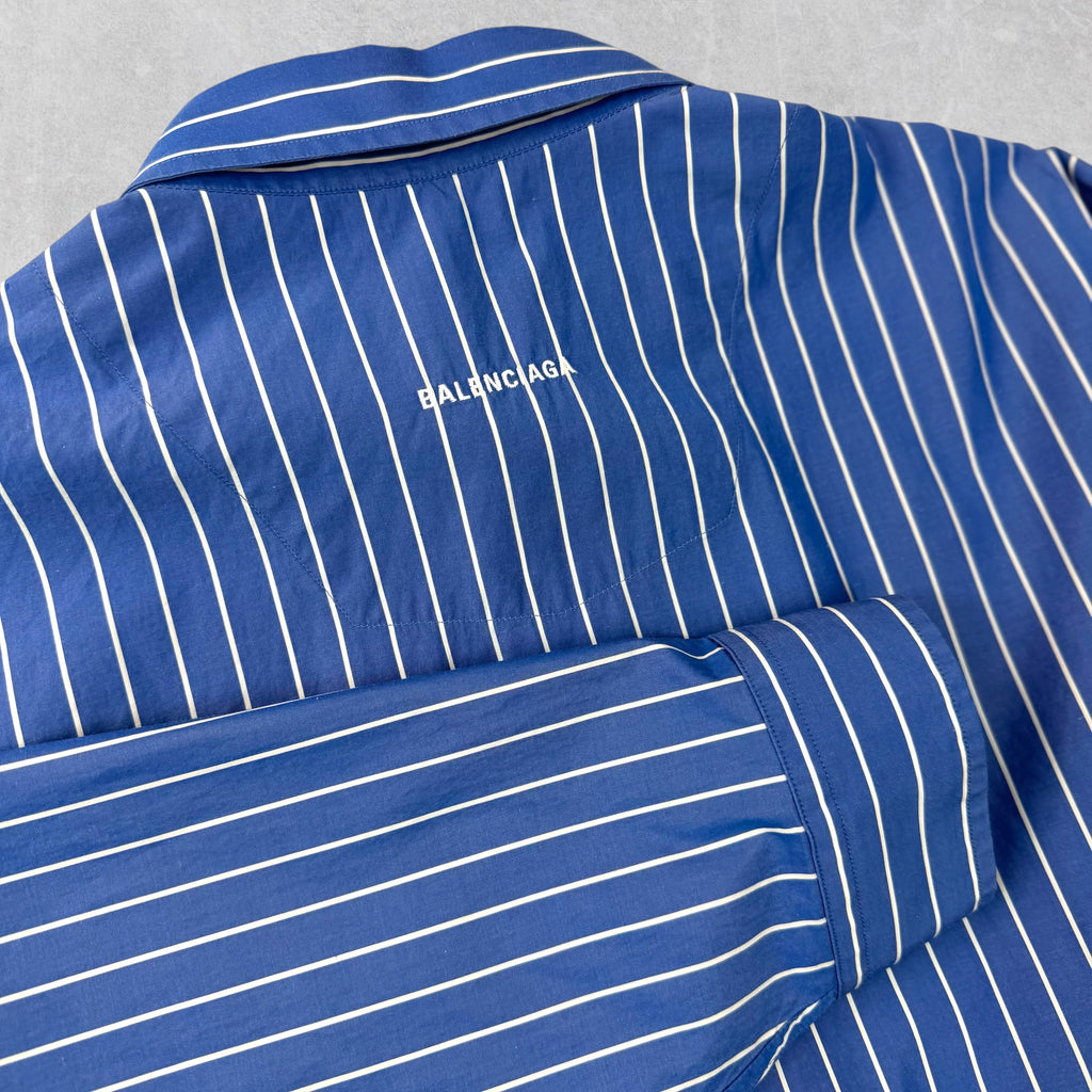 Balenciaga Hotline Number Striped Shirt 37 (XL)