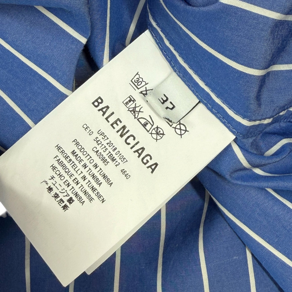 Balenciaga Hotline Number Striped Shirt 37 (XL)