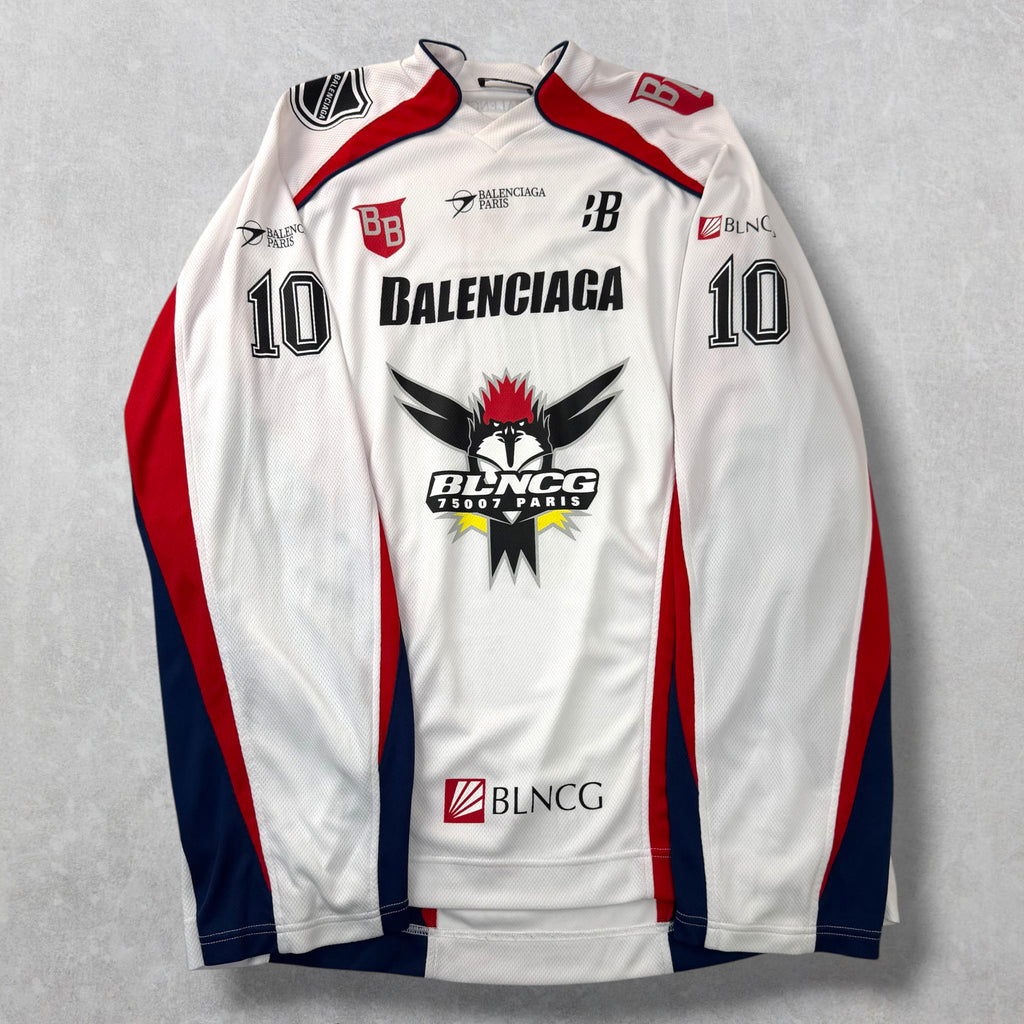 Balenciaga Hockey Oversized Long-Sleeve T-Shirt S (XL)