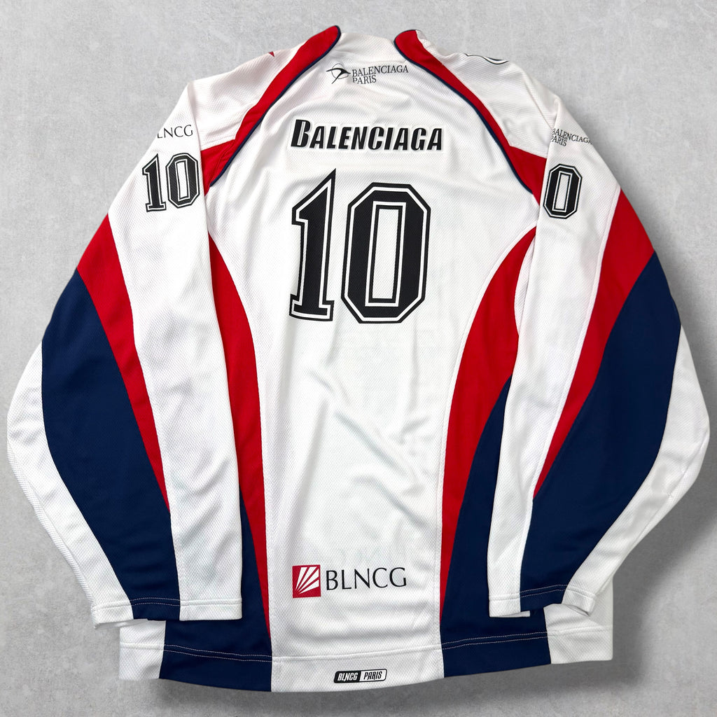 Balenciaga Hockey Oversized Long-Sleeve T-Shirt S (XL)