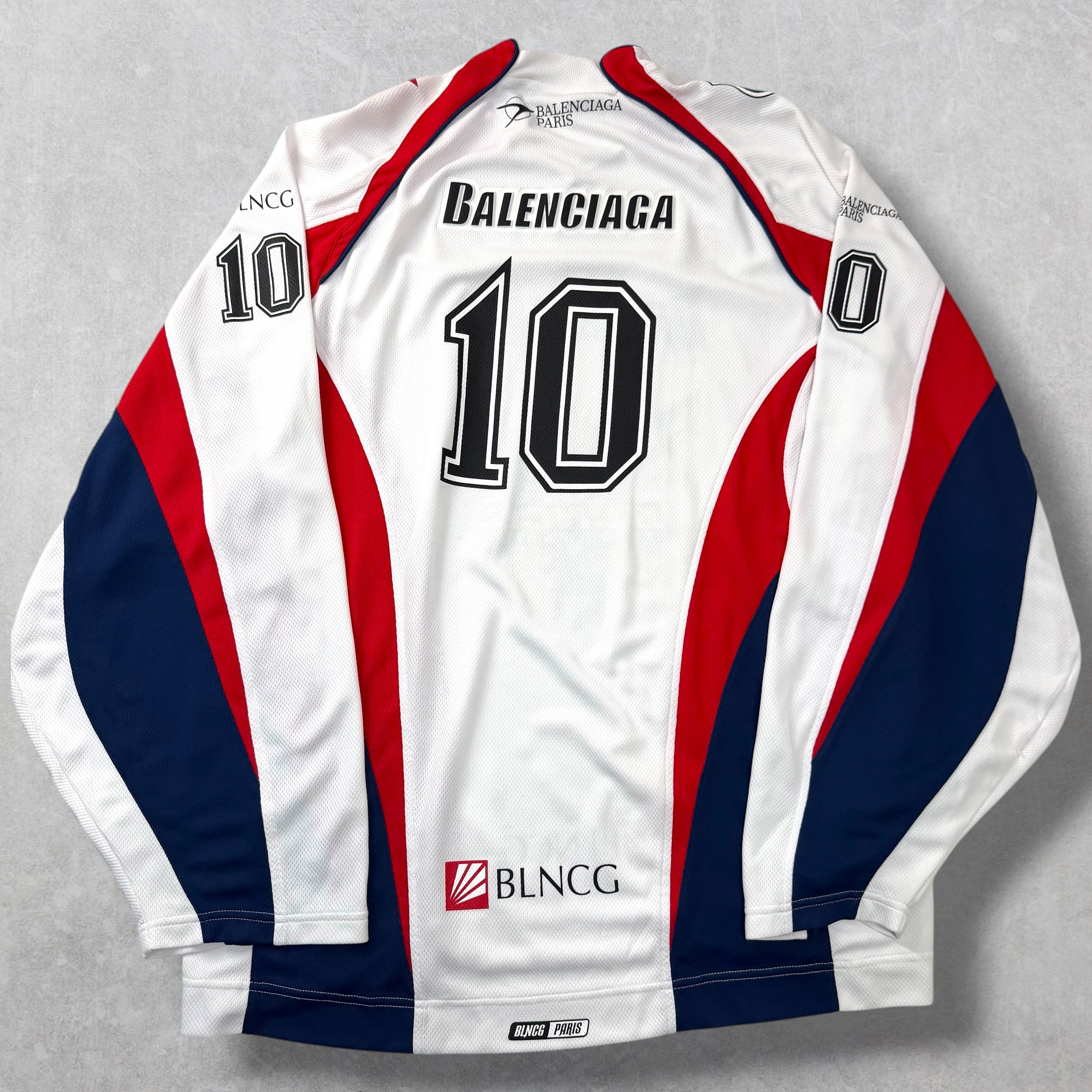 Balenciaga Hockey Oversized Long-Sleeve T-Shirt S (XL)