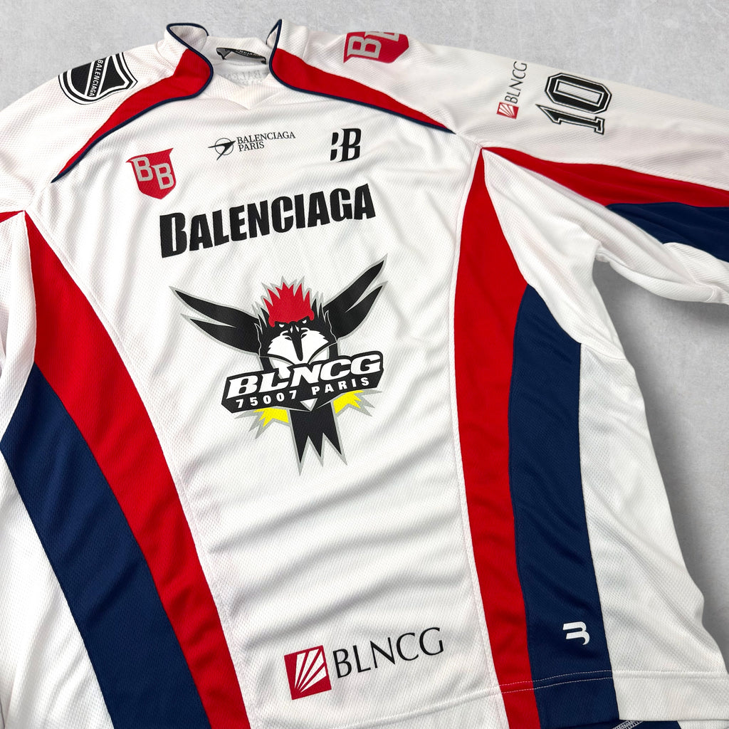 Balenciaga Hockey Oversized Long-Sleeve T-Shirt S (XL)