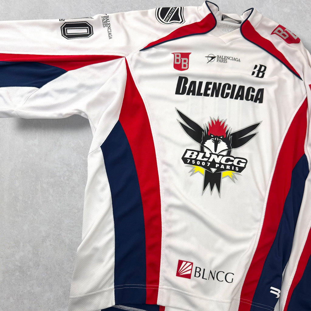 Balenciaga Hockey Oversized Long-Sleeve T-Shirt S (XL)