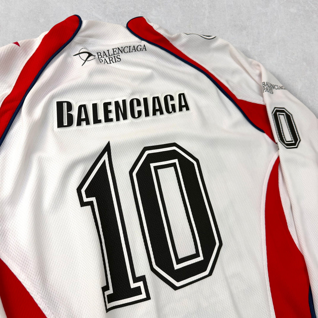 Balenciaga Hockey Oversized Long-Sleeve T-Shirt S (XL)