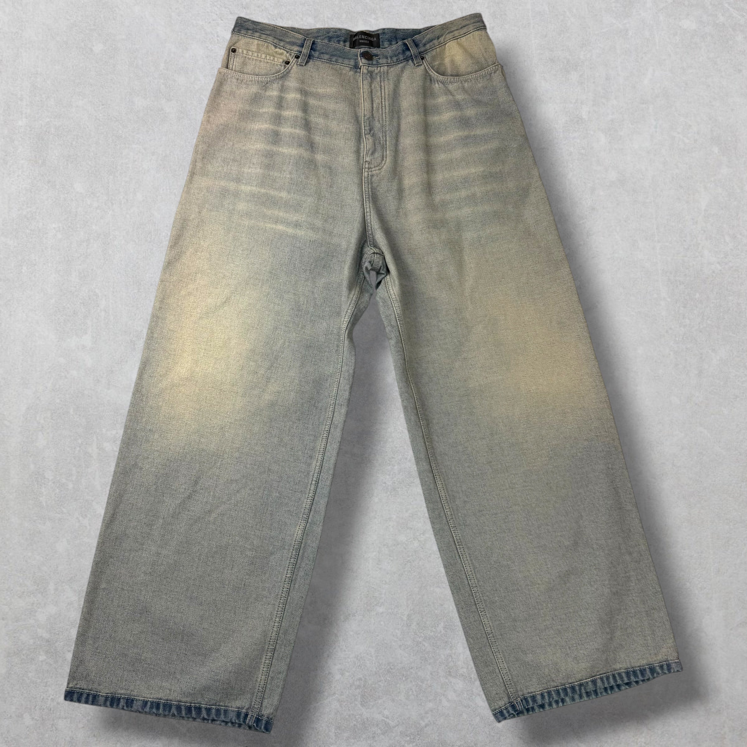 Balenciaga Inside Out Baggy Jeans L (36)