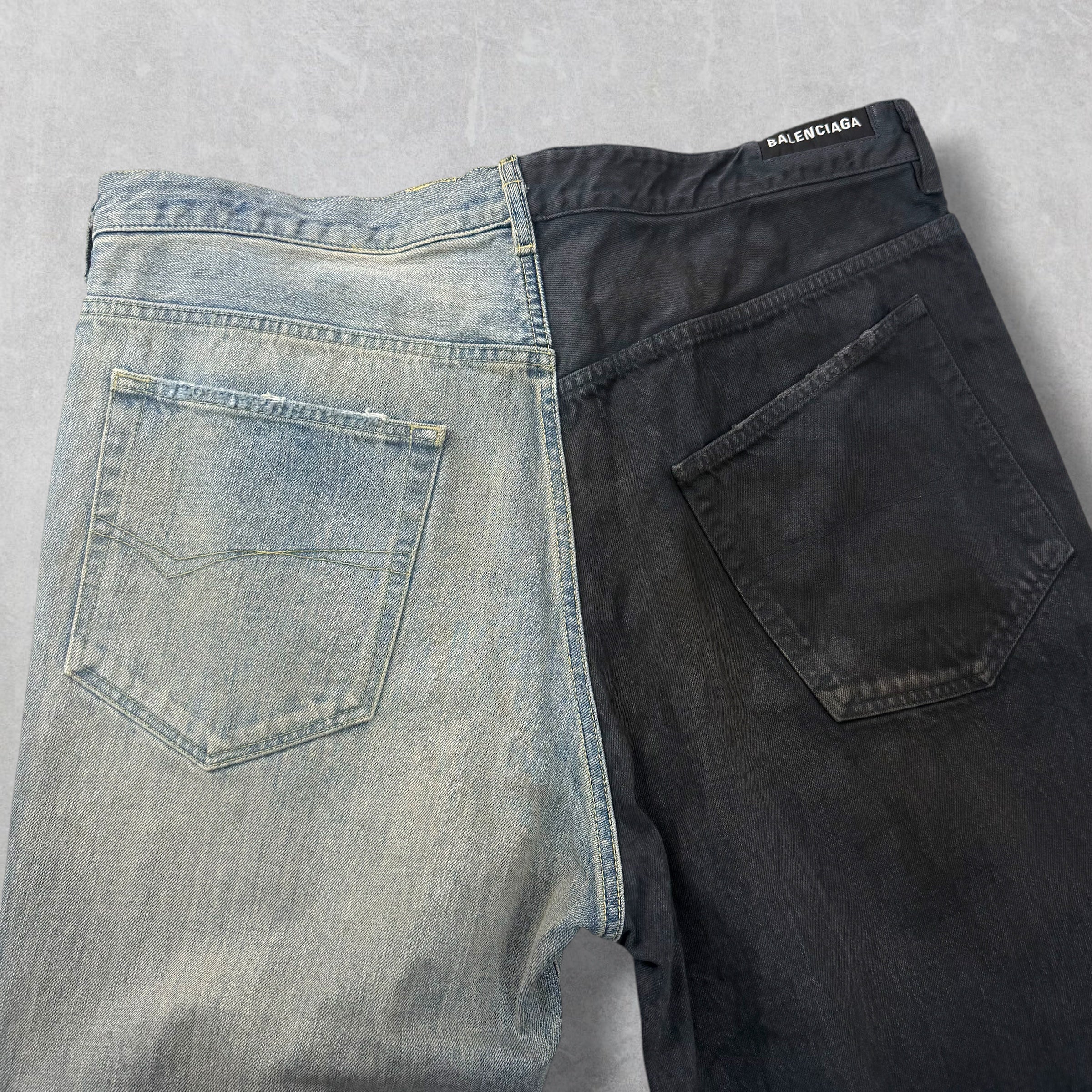 Balenciaga 50/50 Blue Jeans XL (38)