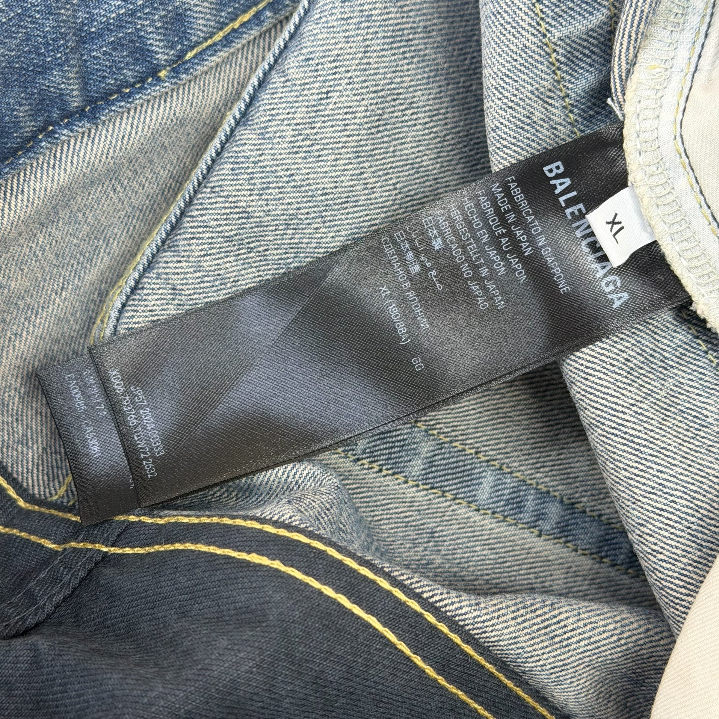Balenciaga 50/50 Blue Jeans XL (38)