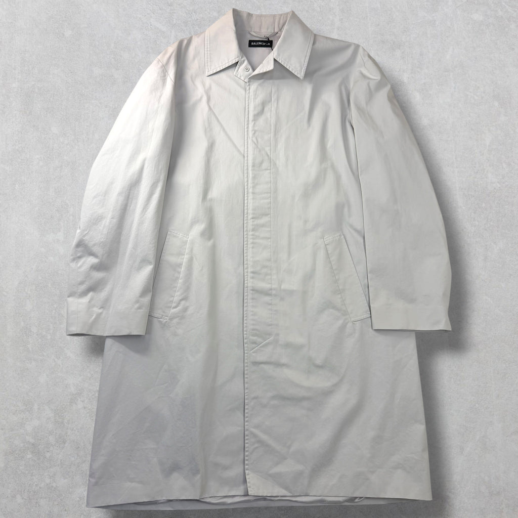 Balenciaga Grey Trench Coat 48 (M)