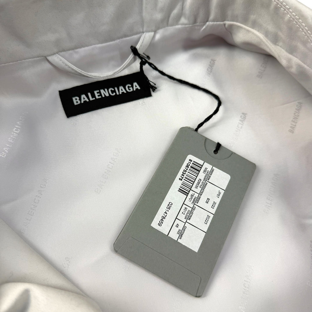 Balenciaga Grey Trench Coat 48 (M)