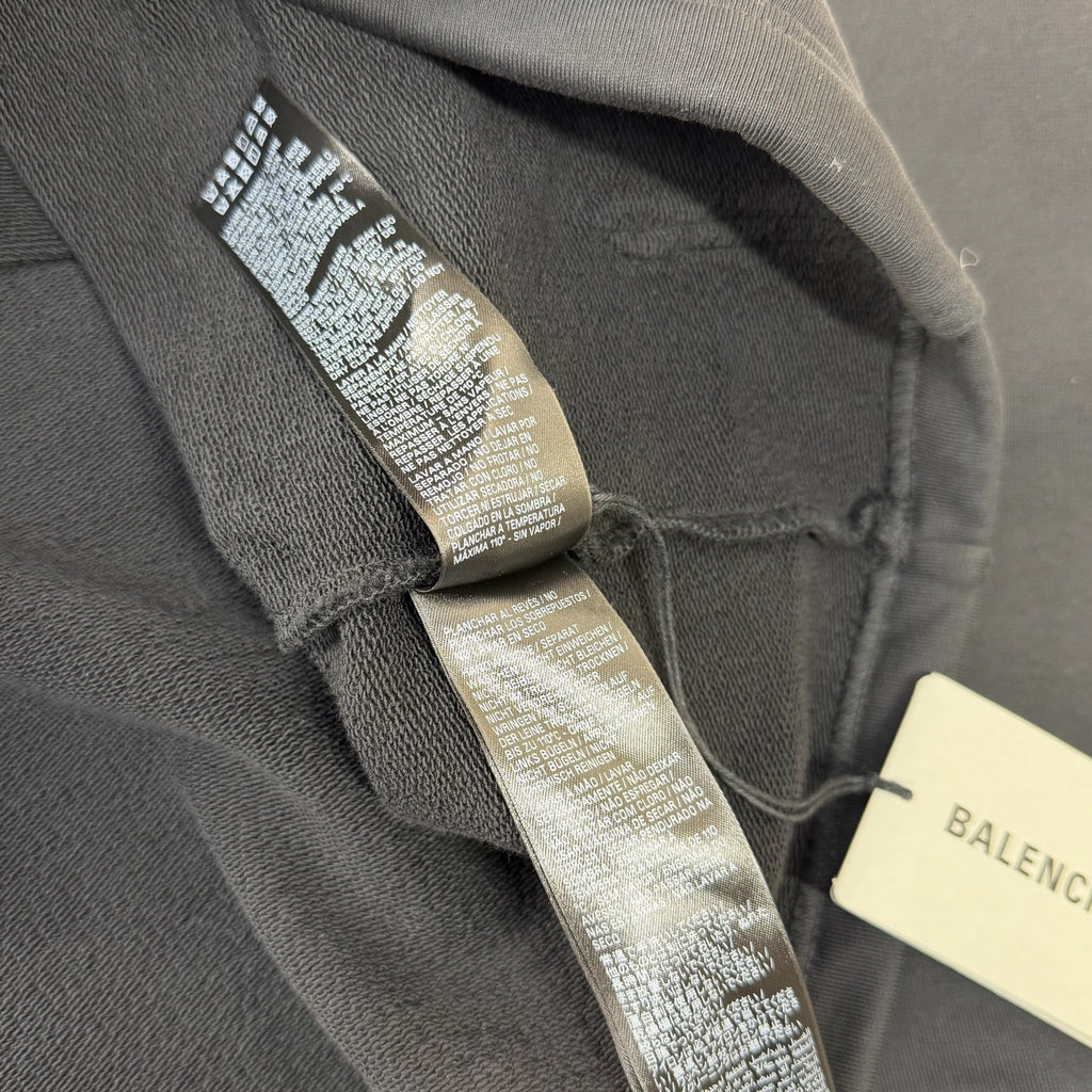 Balenciaga Paris Strass Cropped Hoodie 1 (L)