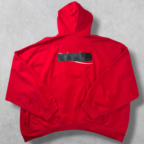 Balenciaga Gaffer Hoodie Red 4 (XXXL)