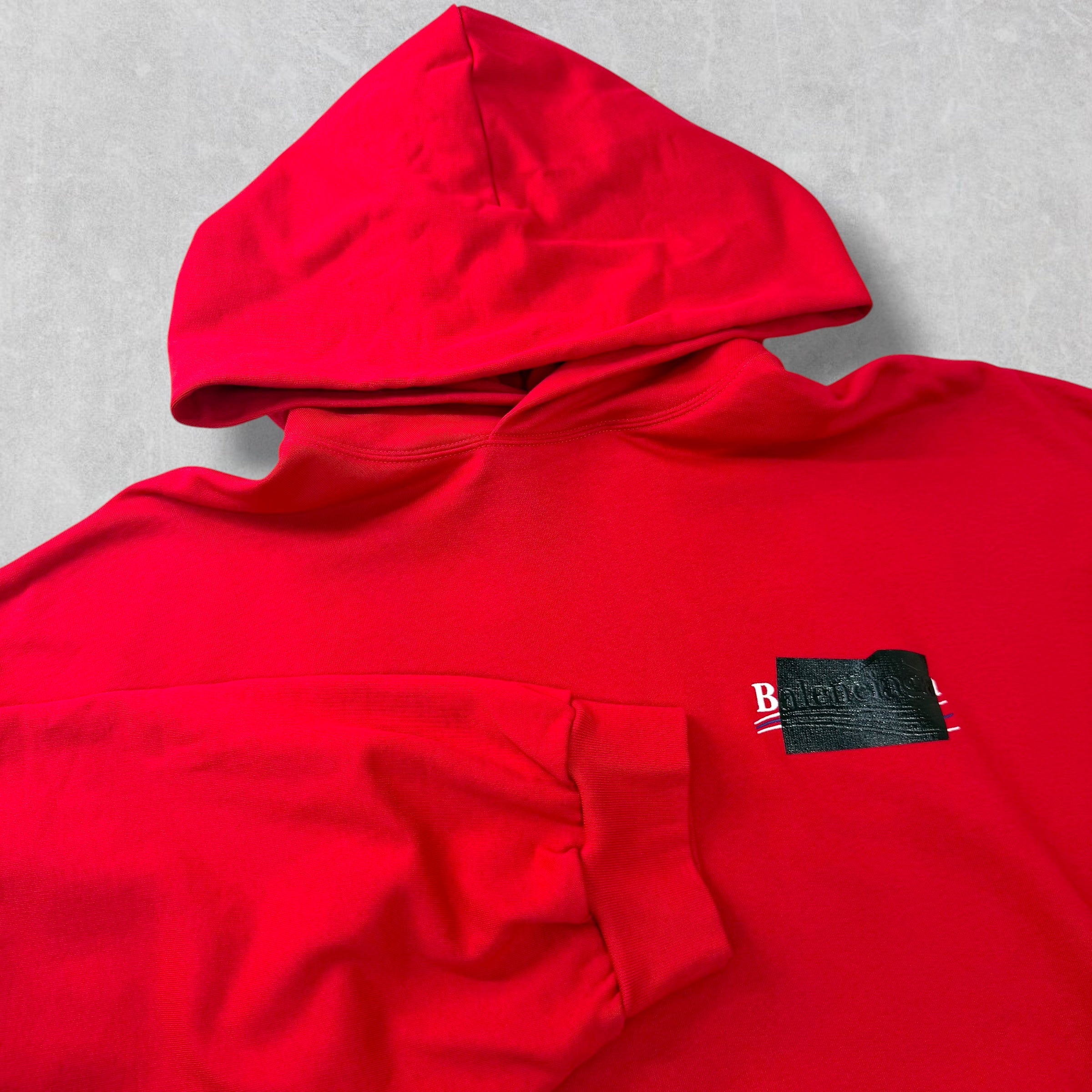 Balenciaga Gaffer Hoodie Red 4 (XXXL)